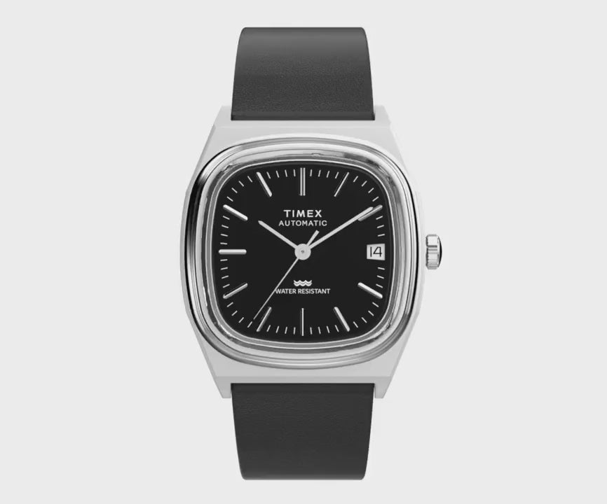 Timex 1983 E Line Black Dial Watch TW2Y07500