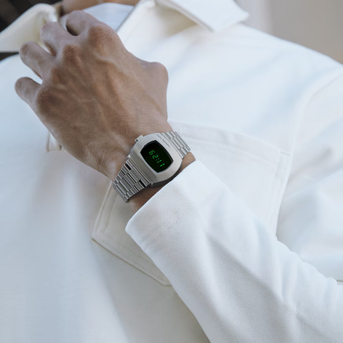 Hamilton American Classic PSR Green Digital Dial Stainless Steel Bracelet Unisex Watch H52414131