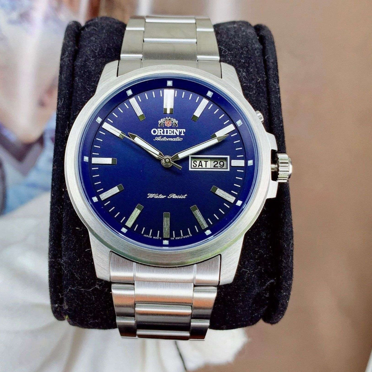 Orient Contemporary Automatic Blue Dial Steel Strap Men’s Watch RA-AA0C02L39B