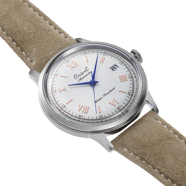 Orient Bambino Classic Vintage Style Silver Dial 75th Anniversary Limited Edition Men's Dress Watch RA-AC0027S30B