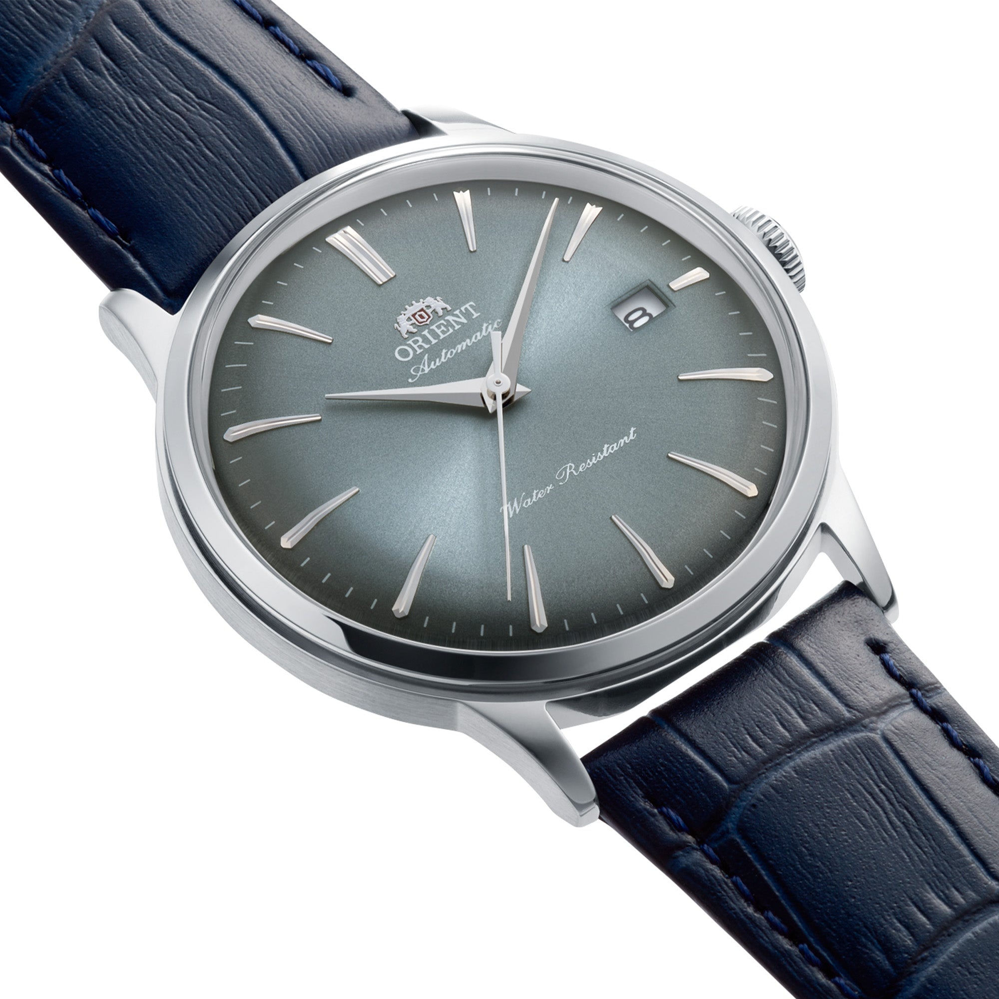 Orient Bambino RA-AC0030L30B domed crystal and case side profile