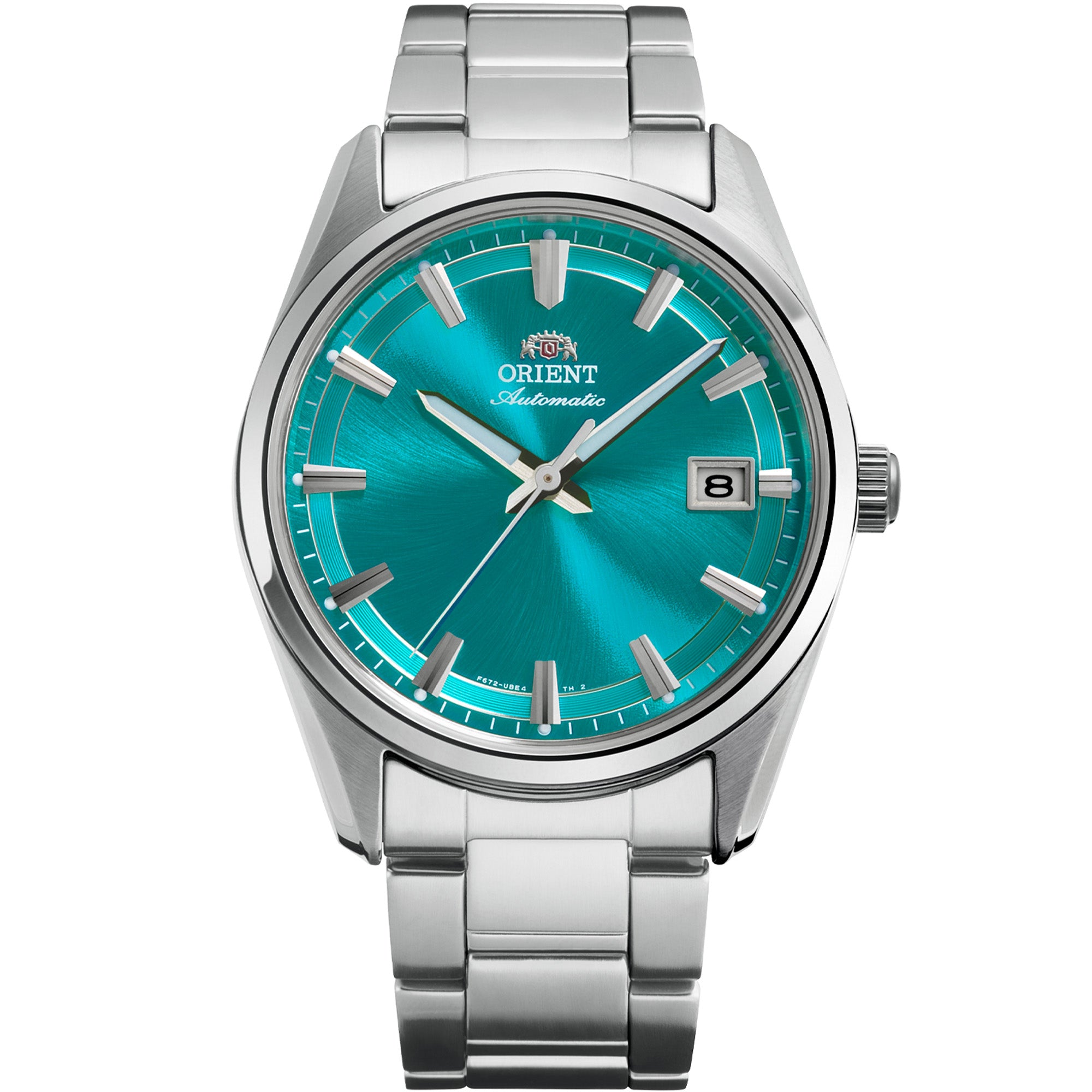 Orient Stretto Date 38.5mm Limited Release Seasonal Blue Dial Steel Automatic Watch RA-AC0R06L30B