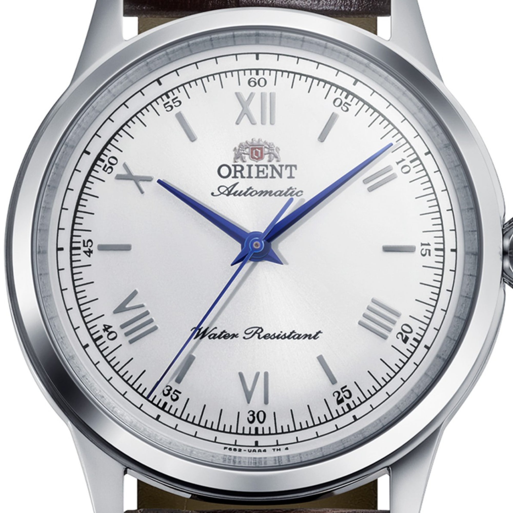 Orient Bambino 38mm White Dial Leather Mens Watch RA-BB0002S30B