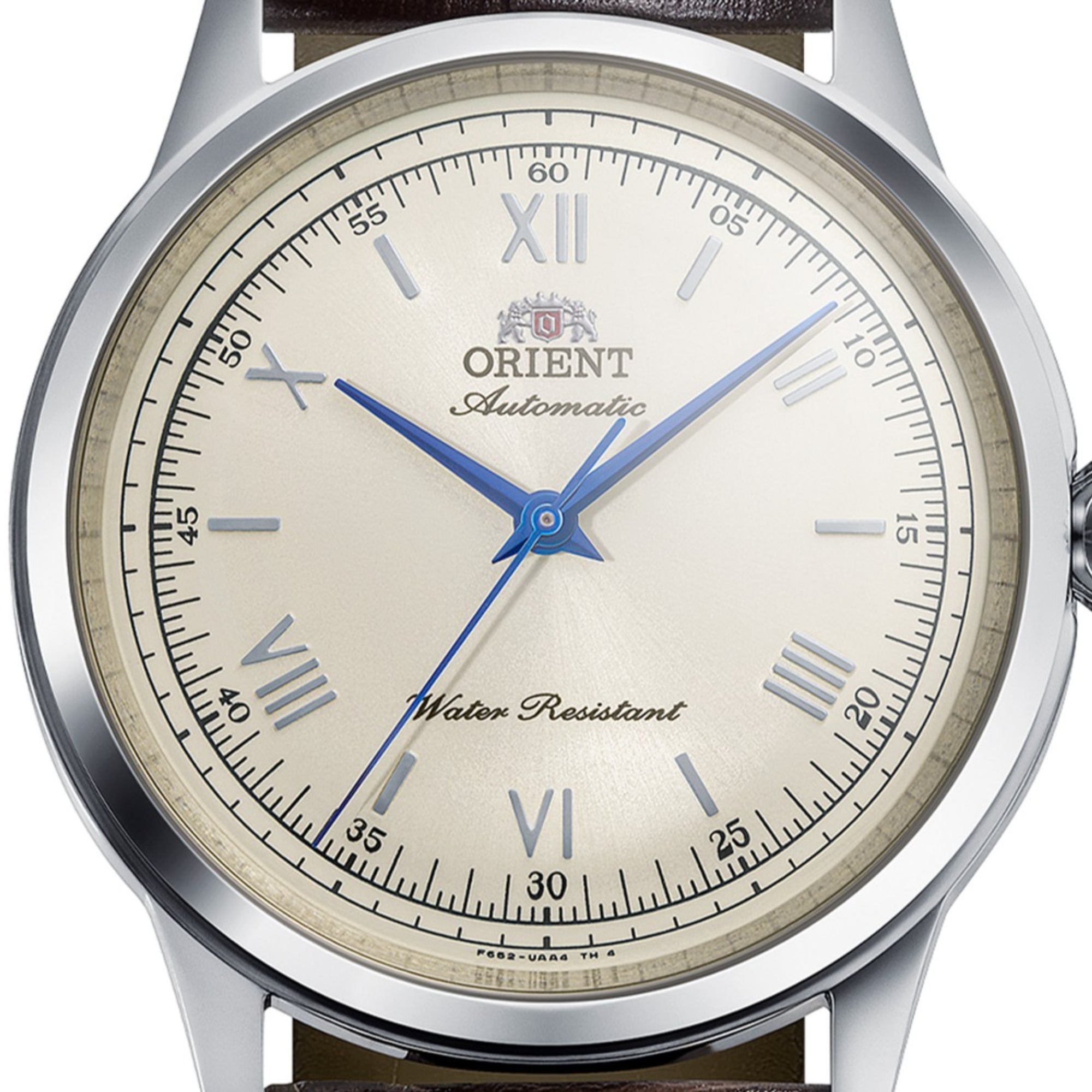 Orient Bambino RA-BB0003Y30B dial display close-up