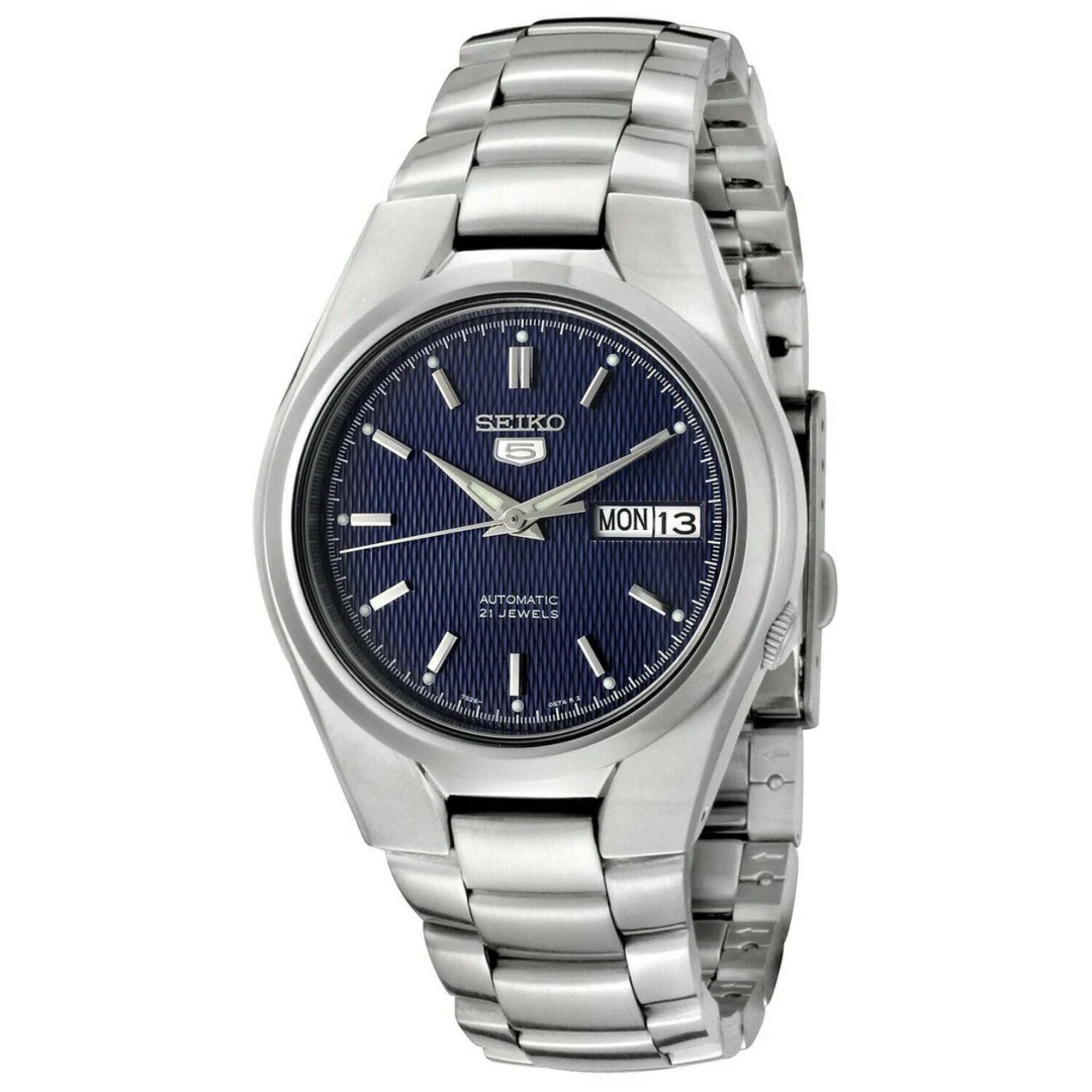 Seiko 5 Automatic Blue Dial Stainless Steel Bracelet Men's Watch SNK603K1