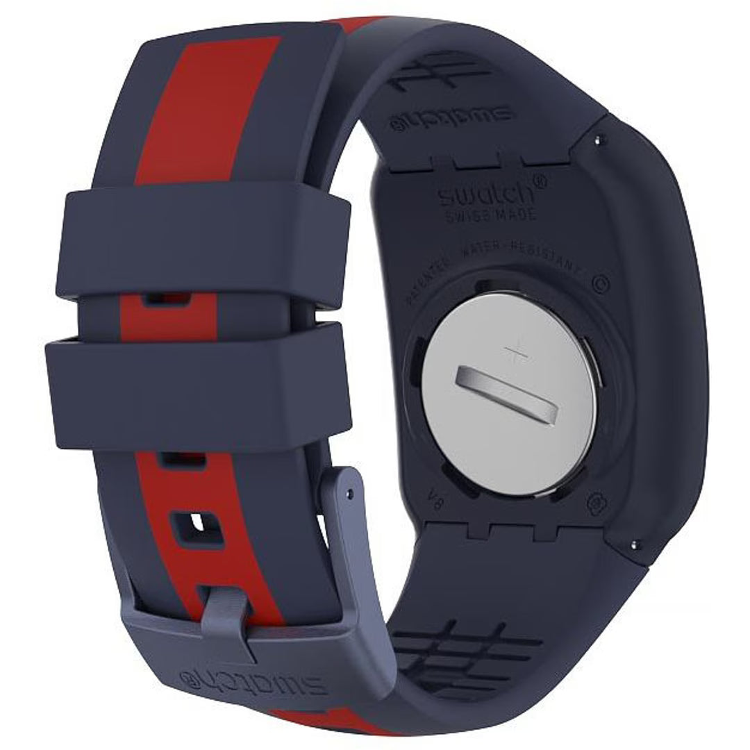 Swatch Touch Silicone Strap Digital Dial Men's Watch SURN101D