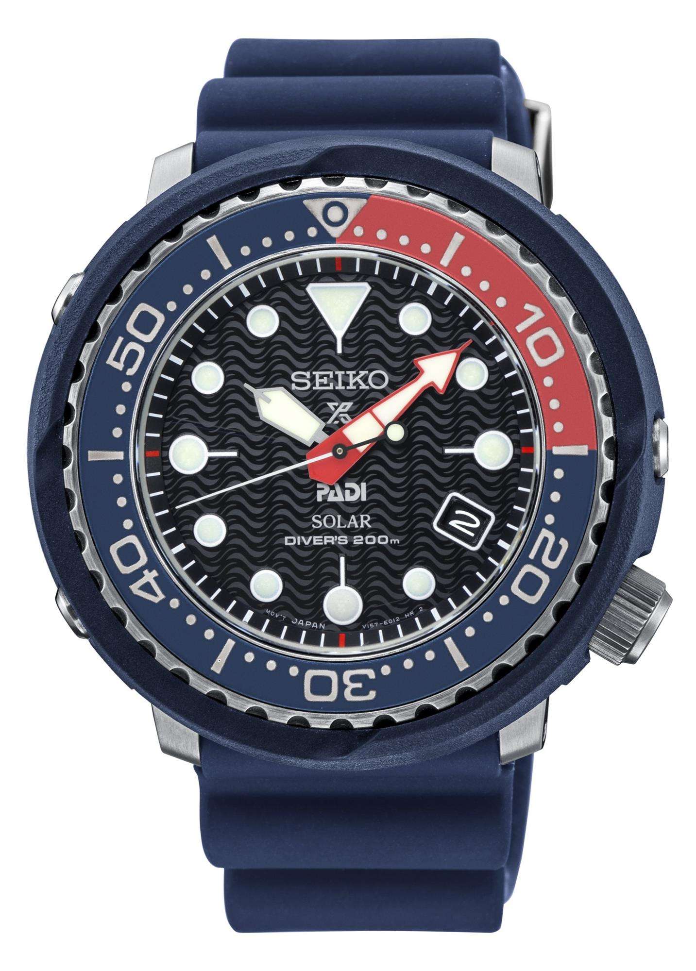 Seiko Prospex Solar Tuna PADI Special Edition Diver's Watch SNE499P1 RRP £ 369 - WatchNation