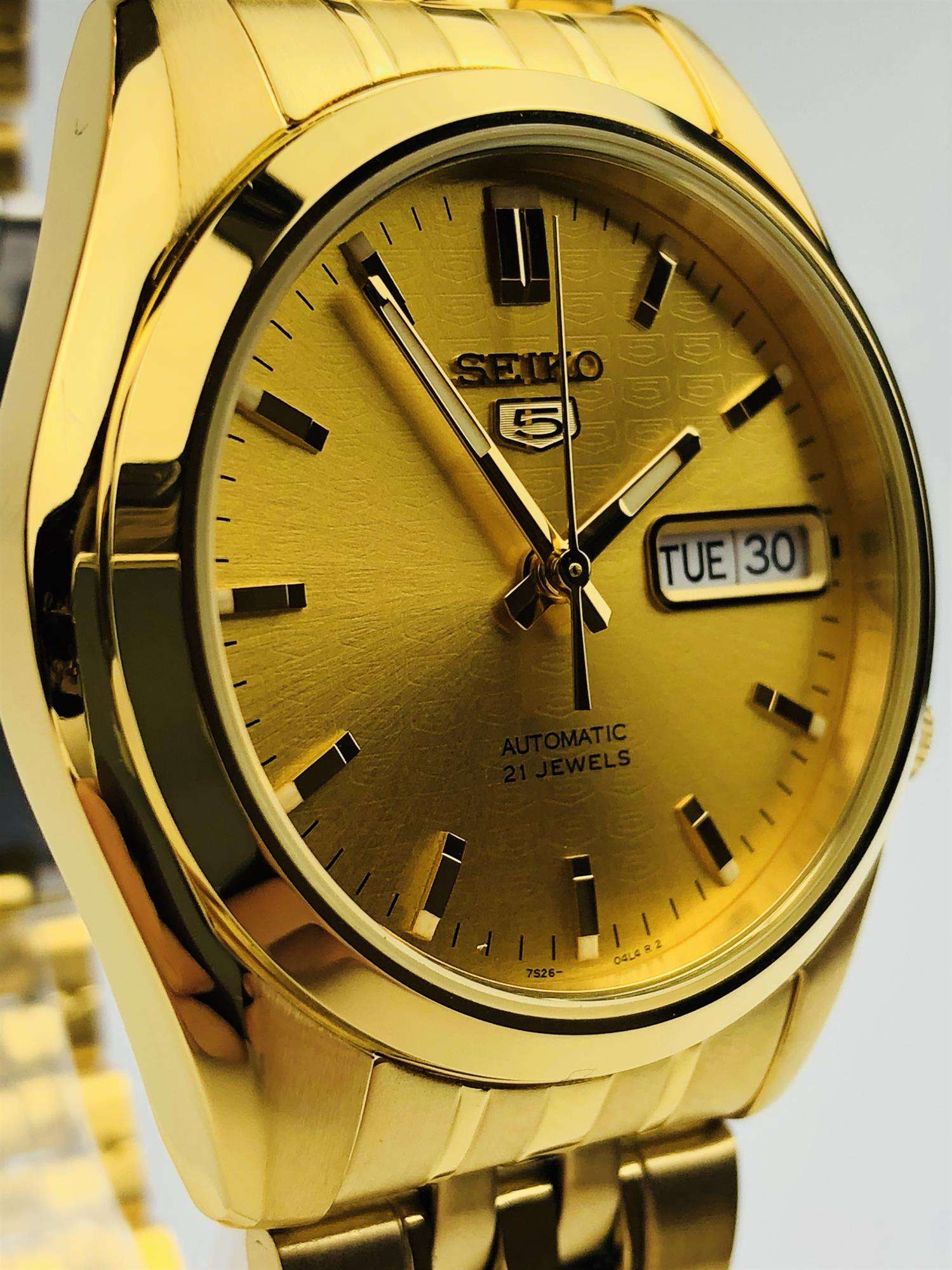 Seiko 5 Automatic Gold PVD Stainless Steel Men’s Watch