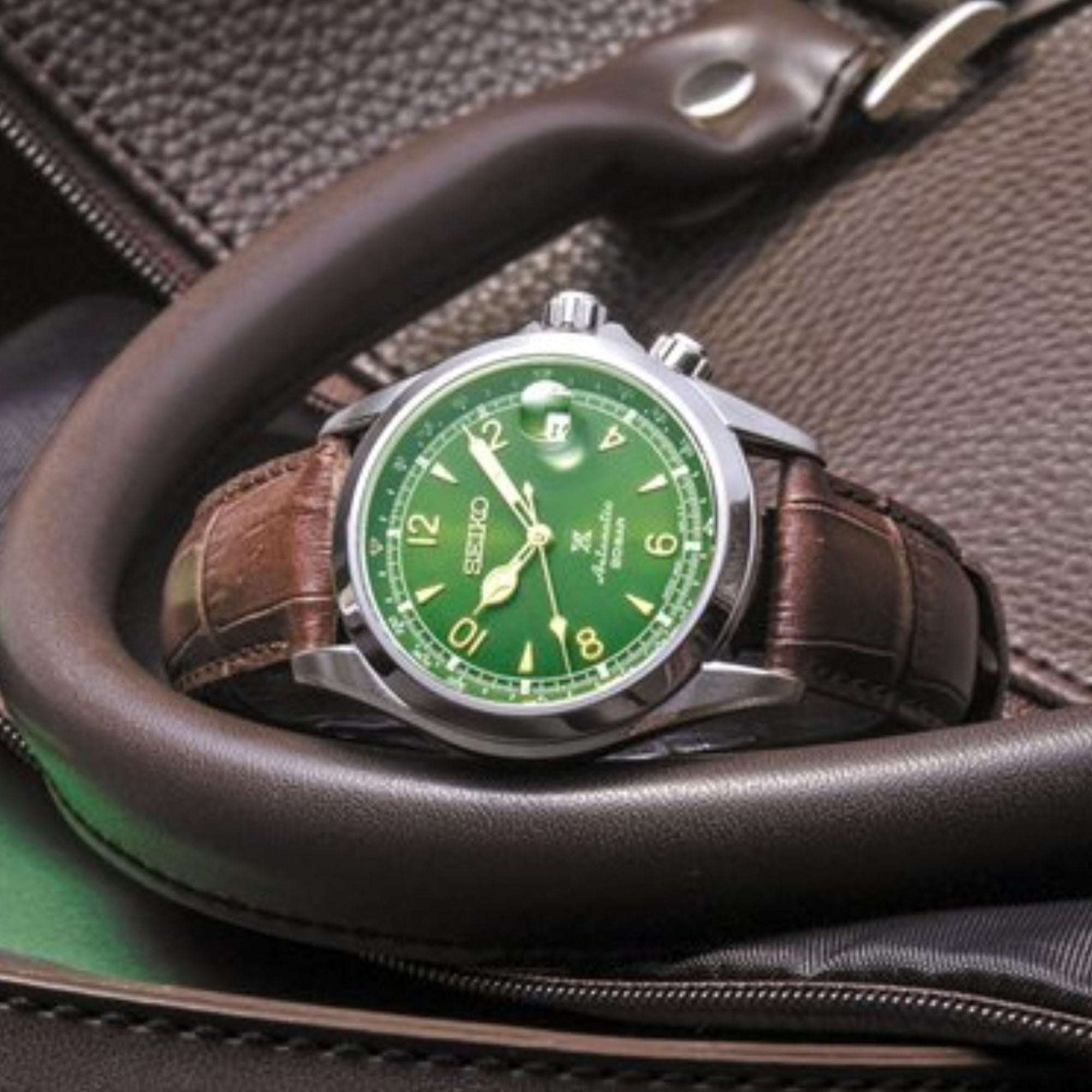 Seiko Prospex Alpinist SPB121J1 Automatic Brown Leather Men's Watch