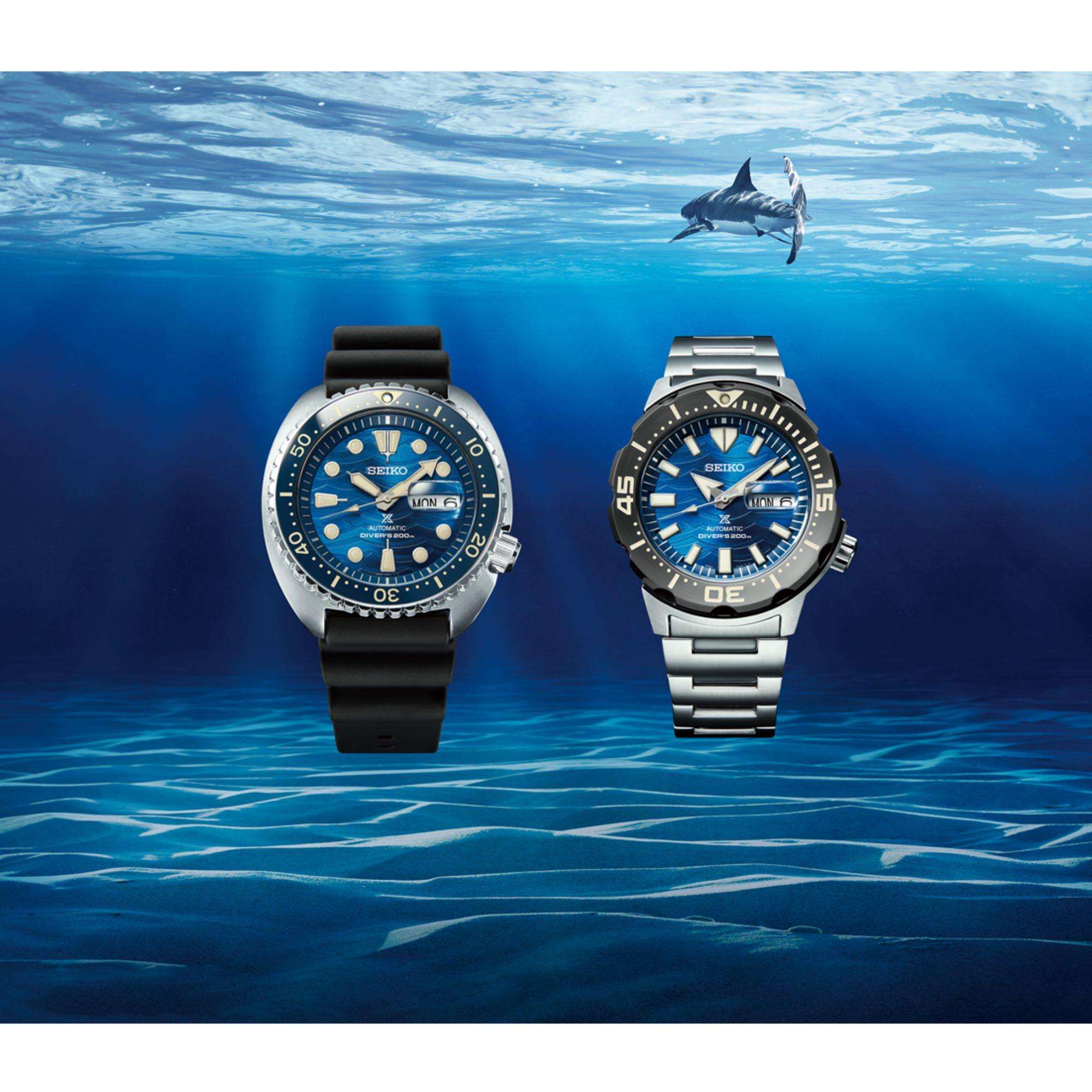 Seiko Prospex Special Edition Save The Ocean 'Monster' Diver's Watch