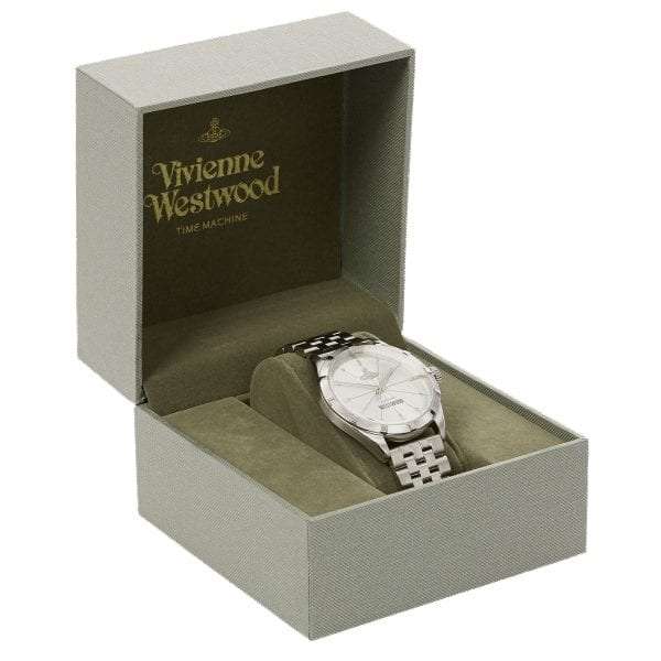 Vivienne Westwood Conduit Quartz Silver Stainless Steel Men's Watch VV192SLSL RRP £235