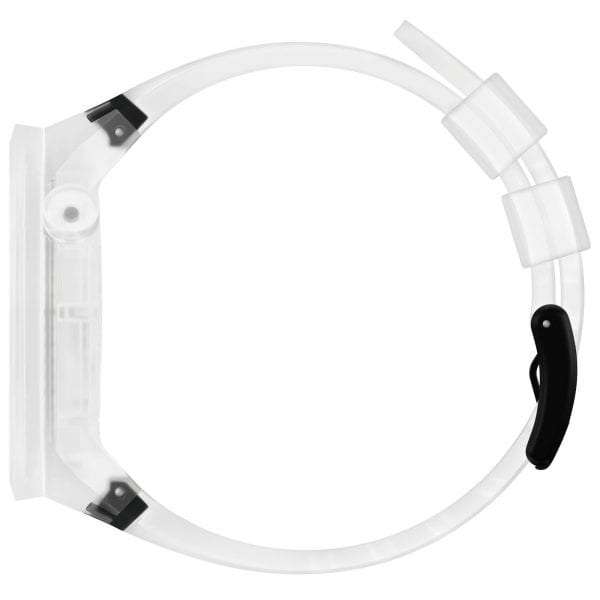 Swatch Big Bold BlackInJelly Quartz Transparent Dial Silicone Strap Watch SO27E101 RRP £85