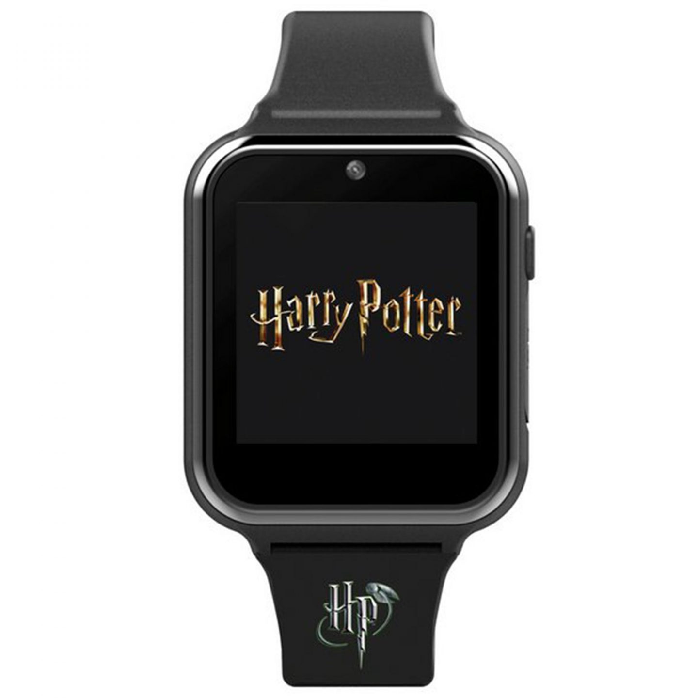 Harry Potter Quartz Digital Dial Black Silicone Strap Boys Watch HP4096