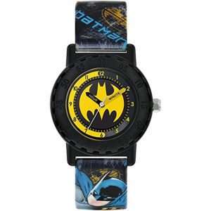 Disney Batman Quartz Black Dial Silicone Strap Boys Watch BAT9548