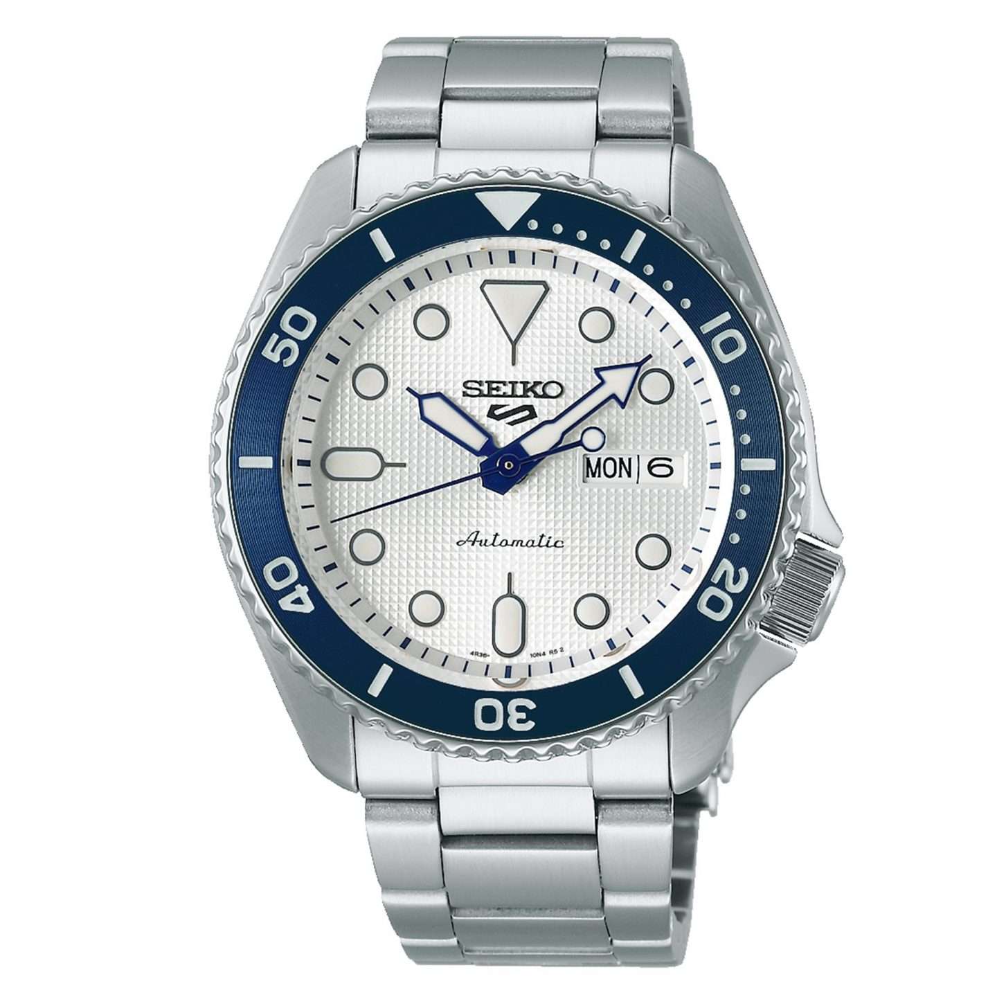 Seiko 5 Sports 140th Anniversary Limited Edition Automatic Movement White Dial Stainless Steel Bracelet SRPG47K1
