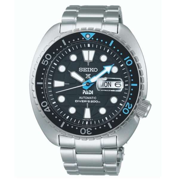 Seiko Prospex PADI Special Edition “King Turtle” Automatic Movement Blue Dial Stainless Steel Bracelet SRPG19K1
