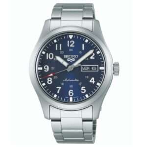 Seiko 5 Sports Automatic Movement Blue Dial Stainless Steel Bracelet Men’s Watch SRPG29K1