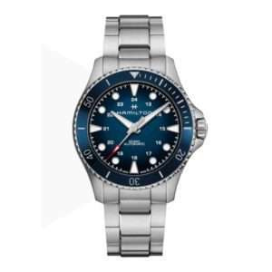 Hamilton Khaki Navy Scuba Automatic Blue Dial Stainless Steel Bracelet Men’s Watch H82505140