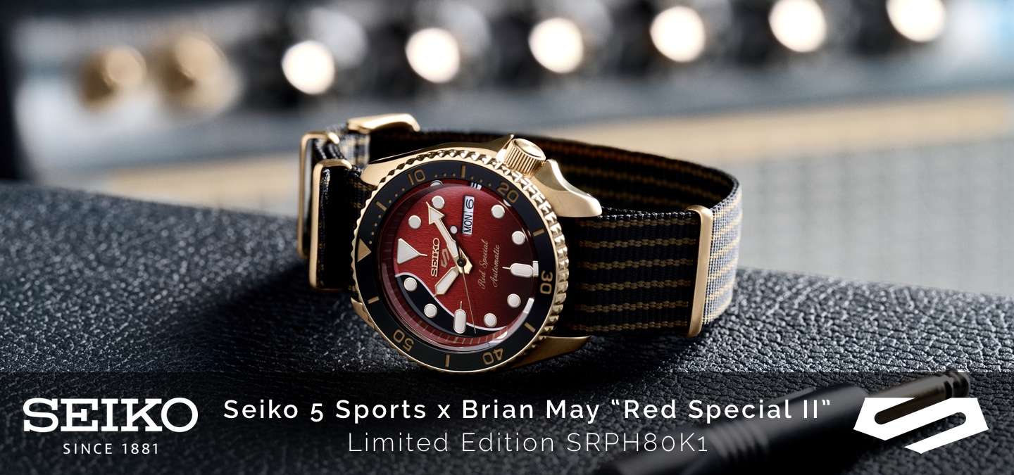 Seiko 5 Sports x Brian May Red Special II - WatchNation