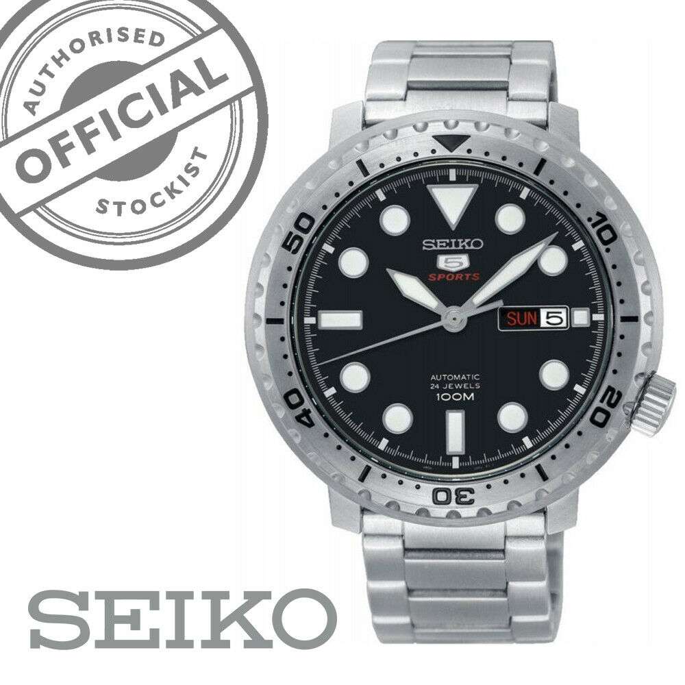 Seiko Sports Men's Watch SRPC61K1 Bottle Cap Stainless Steel