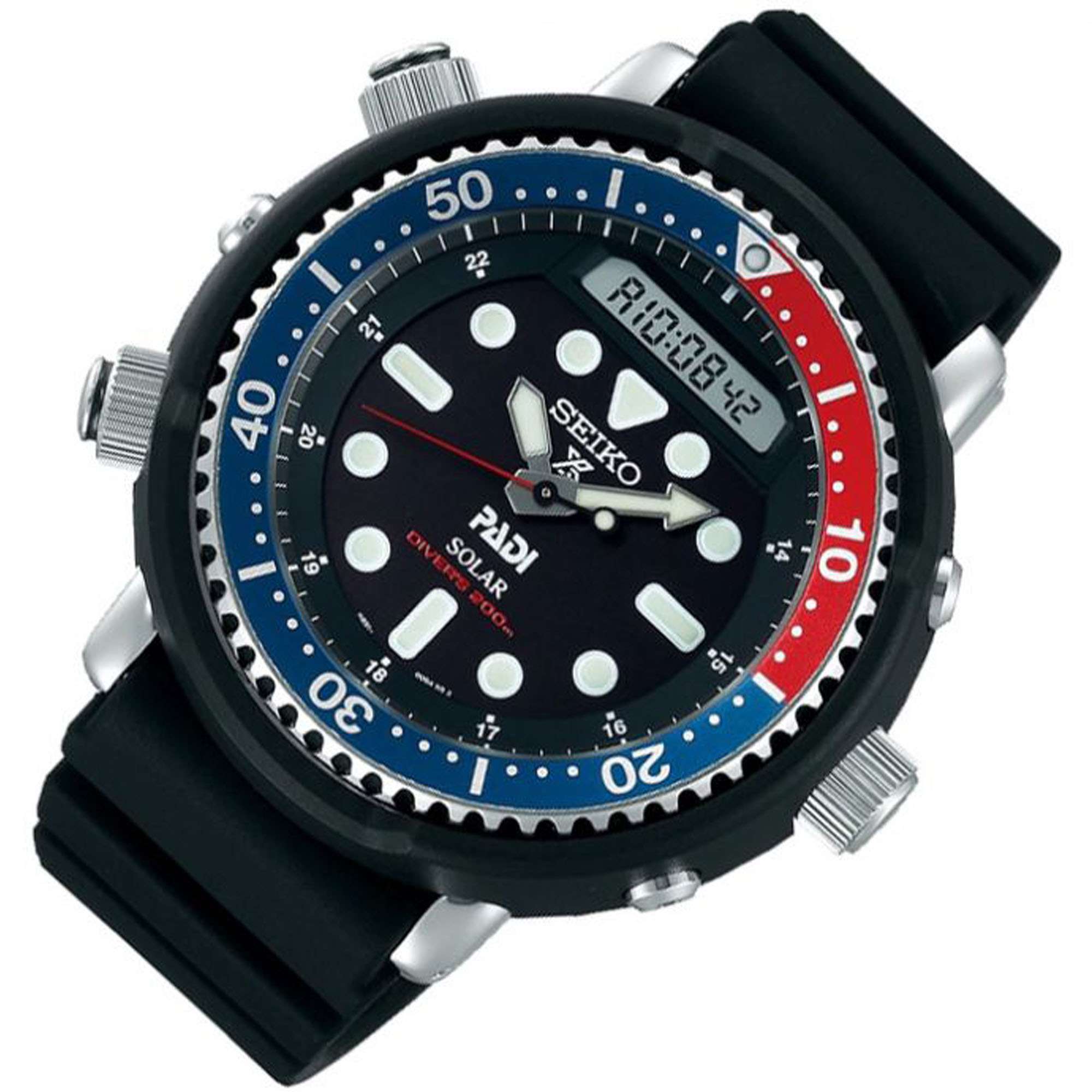 Seiko Prospex 'Arnie' 'Pepsi' 'Tuna' Solar Diver's Men's Watch SNJ027P1