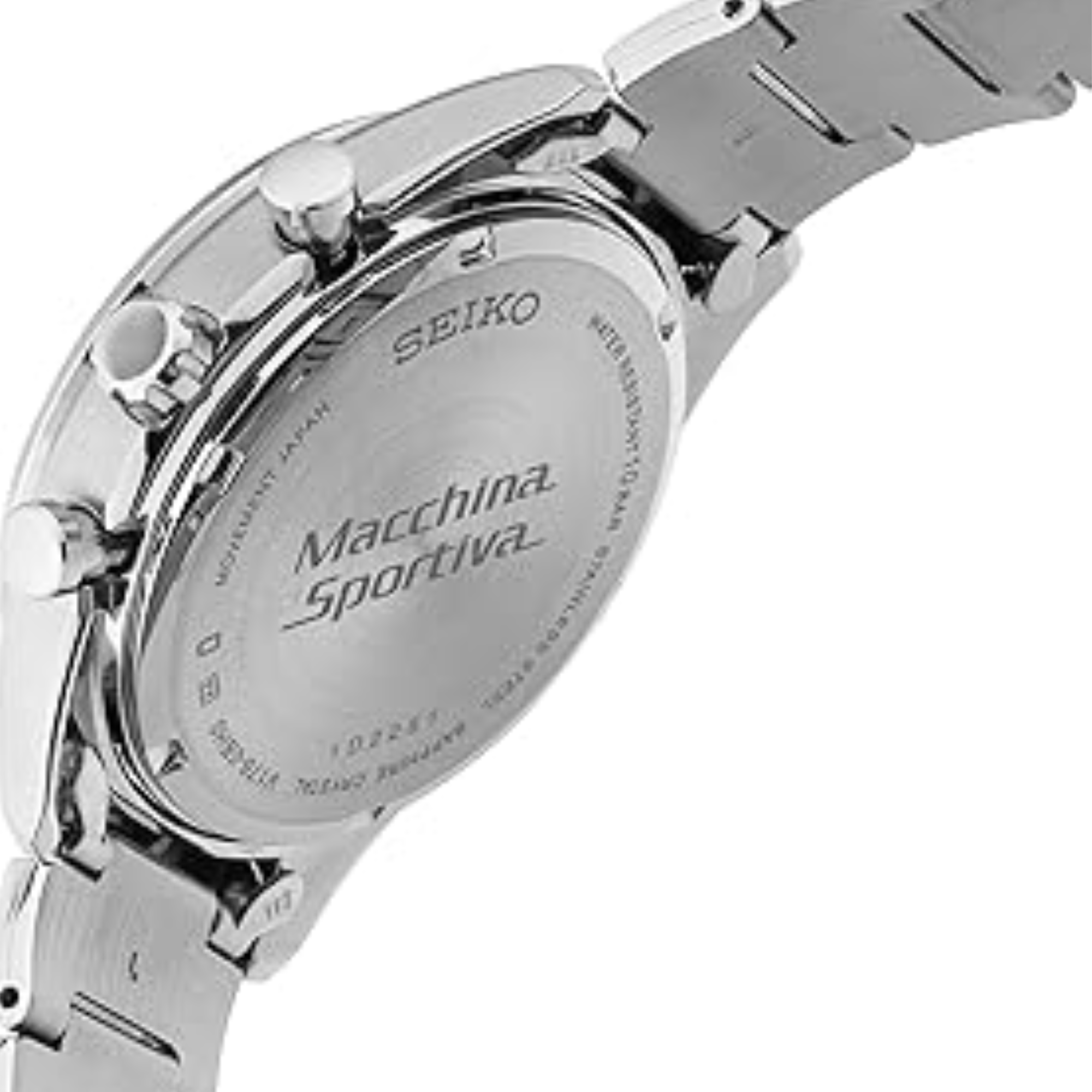 Seiko Conceptual Solar Quartz Dial Chronograph SSC801P1 WatchNation Bracelet - Watch Blue Mens Steel