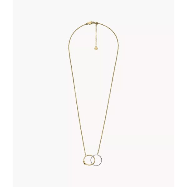 Emporio Armani Two-Tone Stainless Steel Pendant Men's Necklace EGS3231710 - Image 3